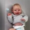 ZTZHYZR 20 Zoll/50 cm Reborn Baby Vollsilikon Lebensecht Reborn Puppe Junge Poseable Realistische Haut Babypuppen wie Echt mit Schnuller und Flasche für Baby Puppe ab 3 Jahr