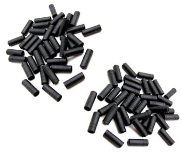 WAZUBC 100 Pcs Bike Cable Ends, Bicycle Shifter Brake Outer Cable Ends Crimp Ferrule Bicycle Brake Cable Housing Ferrule End Caps for Bicycles and Modified Vehicles (4mm)