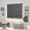 WOLTU Store Plissé Nid d'abeille sans Perçage avec Klemmfix Double, Store Occultant Thermique 80x120 cm, 100% Opaque, Protection Solaire & Insonorisant pour Fenêtre & Porte, Bicolore Gris Foncé-Blanc