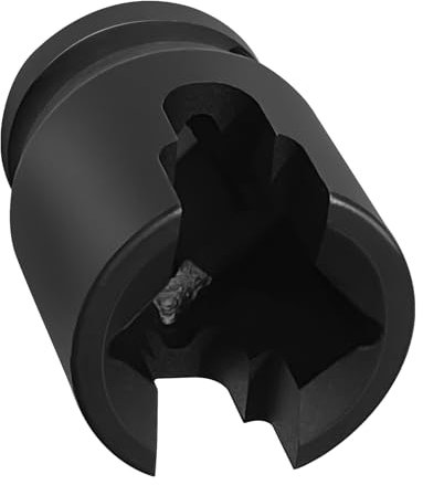 JMSMSH Cr-M0 Steel Multi Purpose Lineman Socket 1/2 Drive,Fits 3/4 Inch 4-Point Square Nuts, with3/8 and 9/16 Slot