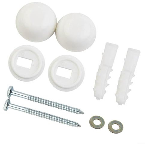 URPIZY Bulloni di fissaggio angolati per vasca/bidet, staffa di riparazione e viti, kit di montaggio per bagno, kit di fissaggio per WC a pavimento angolato, bagno, WC, bidet, kit di fissaggio
