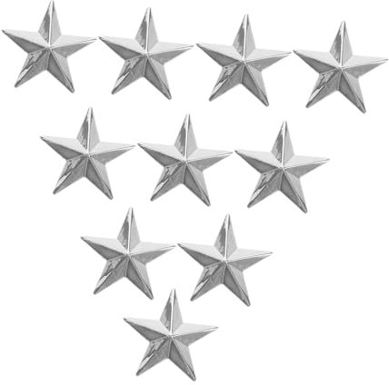 WOONEKY 10stücke Star Studs Snowboard-Grip Pads rutschfeste Metall-Spikes Selbstklebende Boardmatten für Snowboard-traktion und Stabilität Pad Zubehör für Sicheren Halt