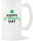 Otshirt Verre à Bière Happy St Patrick's Day | Chope de Bière Pinte | Idée Cadeau Saint Patrick Humour Shamrock Lutin Drôle Fête