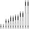 High-Magnetic Screwdriver Drill Bit Set, Strong Magnetic Screwdriver Bits, Anti-Slip Magnetic Electric Screwdriver Drill Bits Sets, Durable Impact Drivers 25mm, 50mm, 65mm, 70mm, 90mm, 150mm (2 Set)