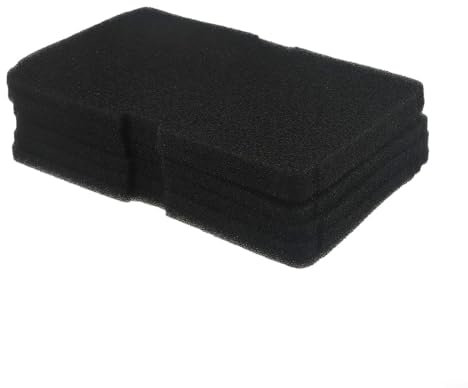 Paquete de 6 Filtros para Secadora DSX83410W DE8635RX con Bomba de Calor, Color Negro, 24 x 15 cm, Repuesto de Esponja