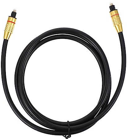 EPIGEIST Câble Audio Optique Numérique avec Connecteurs Plaqués Or Câble Fibre Optique Mâle à Mâle Compatible Tv et Barre de Transmission Haute Fidélité sans Perte
