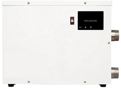 YXZKJZJ Pompe de Chauffage de 5,5 KW à 18 KW for piscines Hors Sol et creusées. Chauffe-Eau de Piscine à Haut rendement for baignoires et spas. Chauffage Efficace(6kw)