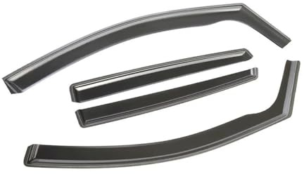 Windabweiser Rauchschwarze Windabweiser Für VW Für Polo Für MK5 6R/6C 2009–2017 5-türige Luke 4 Stück/Set Regenabweiser