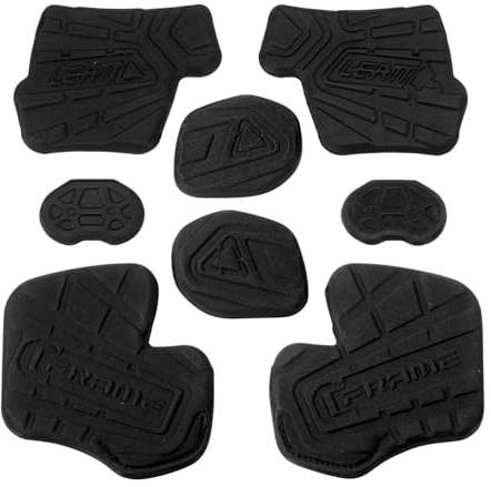 Leatt X-Frame - Rodillera acolchada de repuesto, unisex, para adulto, negro, talla única