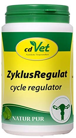 cdVet Naturprodukte ZyklusRegulat 120 g - Hund - Ergänzungsfuttermittel - Unterstützung hormoneller Prozesse + Regulierung des Hormonsystems - Scheinschwangerschaft + Läufigkeit - Harmonisierung -, 1440