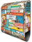 banjado® Design Briefkasten personalisiert Bunte Holzschindeln 38,5x46,5x13cm & 2 Schlüssel - Briefkasten Stahl Silber Zeitungsfach pulverbeschichtet - Postkasten A4 Einwurf inkl. Montagematerial