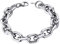 ChainsHouse Armband Herren Rolo Kette Armband Edelstahl Männer Ersatzkette Kettenarmband 12mm Damen Rolokette Gliederarmband Silber Ankerkette Gliederkette Armbänder Armkette Armschmuck für Party
