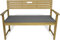 Rollmayer Bankkissen Bankauflage Sitzkissen Bankpolster Auflage für Bänke in Haus und Garten Kollektion Vivid, 1 Stück (Grafit 33, 140x40x8cm)
