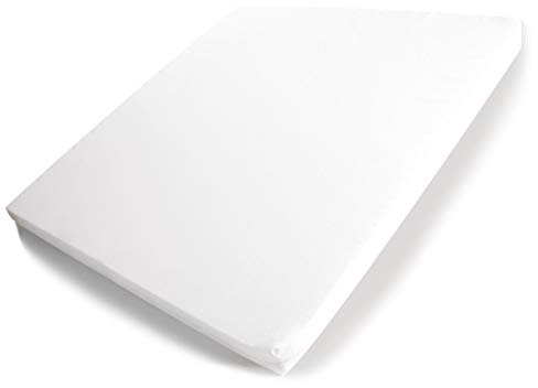 Stillerbursch Laufgittereinlage 100x100 | Laufgittermatratze | Babymatratze Laufstall | Made in Germany | Ökotex 100 | Bezug waschbar 40 Grad | weiß