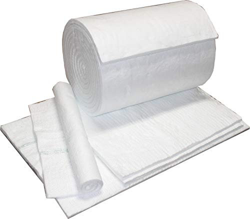 HeWaTherm Keramikfasermatte (Bio-Wolle) 1200°C / 96kg 14640 x 610 x 12,7mm