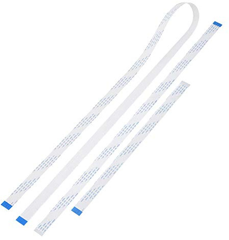 15-Pin FFC Kamera Flachkabel 3 Längen Set, 3 Stk | Flexibles Flachkabel mit 15-Pin-Anschluss, Dünnes PET-Gehäuse, Flexibles Kabel für Kamera-Modulverbindung Foto Video