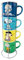 Silver Buffalo Peanuts Comic Strip Keramiktassenstapel, 284 ml, 4 Stück