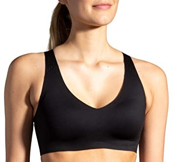 Brooks Dare V-Neck Run Bra Black 30A/B