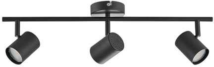 ELC LED Deckenlampe, Spotbalken drehbar und schwenkbar, Deckenstrahler inkl. 3x 5W GU10 LED (austauschbar), 1035 Lumen, Strahler, Spot