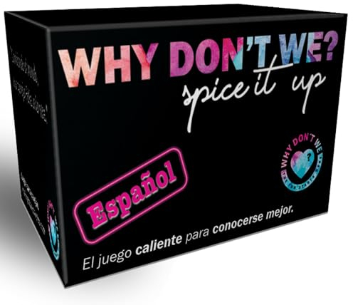 Why Don't We Spice IT UP auf Spanisch. Das romantischste und lustigste Paar Spiel. mit Fragen, Herausforderungen Paare