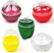 5Pieces Fruit and Vegetable Storage Containers Reusable SiliconeRefrigerator Box Storage Bowls Saver Holder Keeper for Green Pepper, Onion, Tomato, Lemon, and Garlic ，Refrigerator Vegetable Crisper