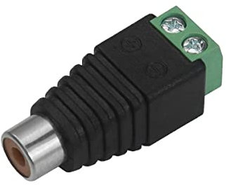 Hohlstecker Cinch BNC Stecker Buchse Kupplung Adapter Schraubklemme LED Kamera (Chinch-Kupplung)