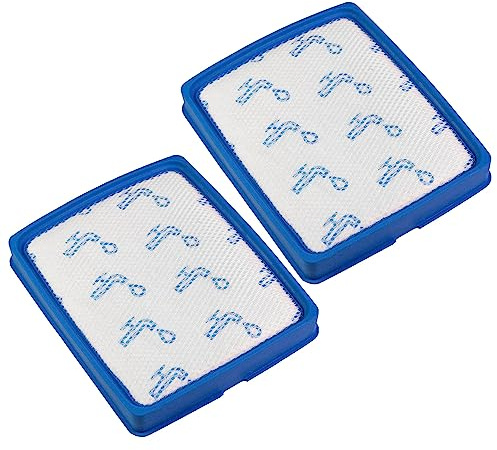 vhbw Filterset 2X Staubsaugerfilter kompatibel mit Philips PowerPro Expert FC9730, FC9731, FC9728, FC9729 Staubsauger - Motoreinlassfilter