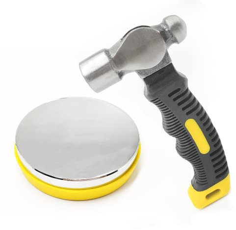 Stahl-Bankblock und Metall-Stanzhammer-Set, No-Rebound-Metall-Bankblock, Schmuck-Stanzhammer, Schmuck-Metall-Stanzwerkzeuge für Schmuckherstellung und Metallstempel