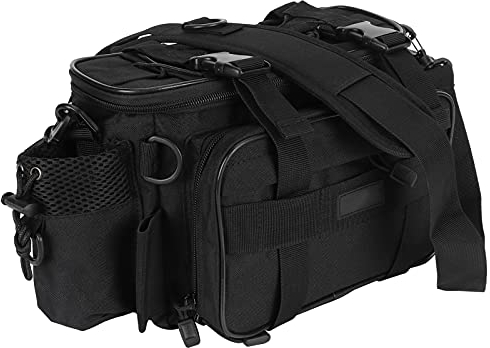 Alomejor Angelgerättasche Sling Fishing Storage Pack Rutenhalter Multifunktionale wasserdichte Packs Tragbare Lure Gears Bag