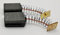 1 paio di spazzole di carbone per motore con molle per Einhell TKS 250, TKS250 UV, spazzole 6,5 x 14,6 x 18 mm perni a carbone