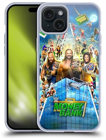 Head Case Designs Offizielle WWE Braun, Drew & Bayley 2020 Money In The Bank Gelhülle [Militärischer Schutzgrad] Kompatibel Mit Apple iPhone 15 Plus Und Kompatibel Mit MagSafe