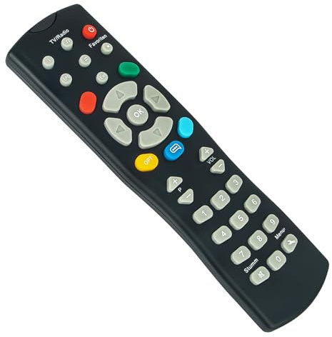 ALLIMITY Fernbedienung Ersatz passend für TECHNOTREND Unity Digital TV TT-Micro S835 HD+ PVR | S202 | S302 | S305 | S320 | S326 | S330 | C264 | C274 | C320 | C201 | C202 | C254 | C834 | T330TT