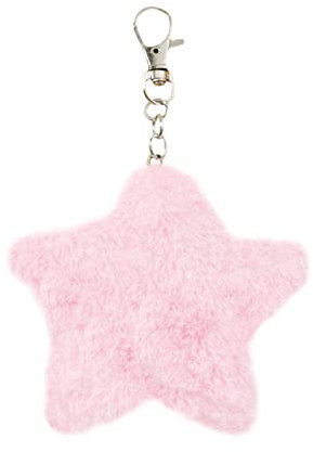 Schöner Plüsch-Stern-Schlüsselanhänger, niedlicher Plüsch-Ornament, Anhänger, Auto-Schlüsselanhänger, Rucksack, Dekoration, Taschenanhänger, Pk, One size