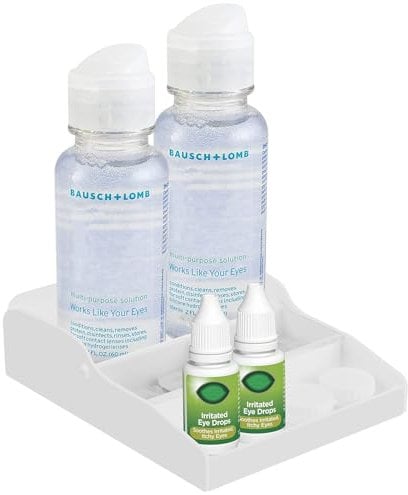 Beautyflier Disposable Daily Contact Lens Tray, Organizer, & Storage for Daily Contact Lenses, Contact Lens Solution, Eye Drops, Contact Lens Case, Keep lenses Organized, Contact Lens NOT Included