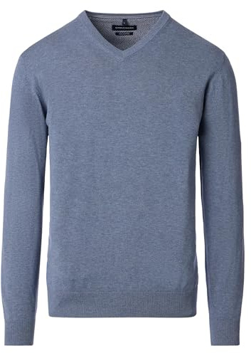 CASAMODA - Herren Pullover mit V-Ausschnitt (004430), Größe:4XL, Farbe:Silberblau (741)