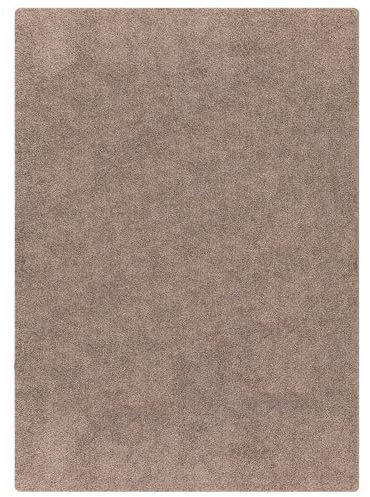 vidaXL Moderner brauner Teppich 140 x 200 cm Weiche Wolle Fleckenbeständig Stylisch Rechteckig Innen für Wohnkultur im Wohnzimmer und Schlafzimmer