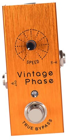 JOINPAYA Phasenpositions-effektpedal Gitarre Analog Metallgehäuse True Bypass Kleiner Gitarren-effektgerät Gitarren-aufnahme-effektgerät Professioneller Klang Tragbar Musikinstrumenten-zube
