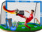 KESSER® Fußballtor – Hochwertiges Fußballtor 240cm, Training Schusstraining UV-beständigem Netz, Stahlrahmen mit Polsterung, Erdhaken, Luftpumpe, Hüttchen, Montagezubehör für Kinder und Erwachsene