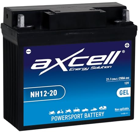AXCELL Batterie 12V NH12-20 GEL 51913 passend für BMW R 1150 RT ABS R22 2000-2005