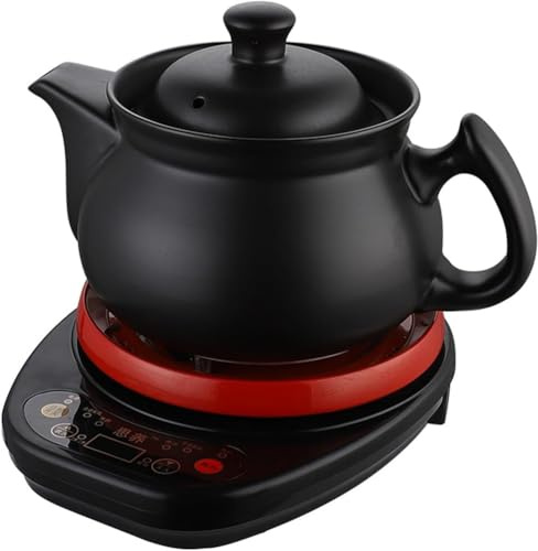 Multifunctional Household Ceramic Electric Kettle Health Pot, Ceramic Hot Pot Chinese Medicine Pot Automatic Herbal Medicine Cooker,01,3.5l