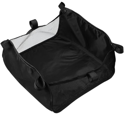 DOITOOL Kinderwagenkorb unter Dem Aufbewahrungskorb, Kinderwagen-organizer-netztasche für Kinderwagen, Schwarz, 11, 81 X 9, 84 X 5, 90 Zoll