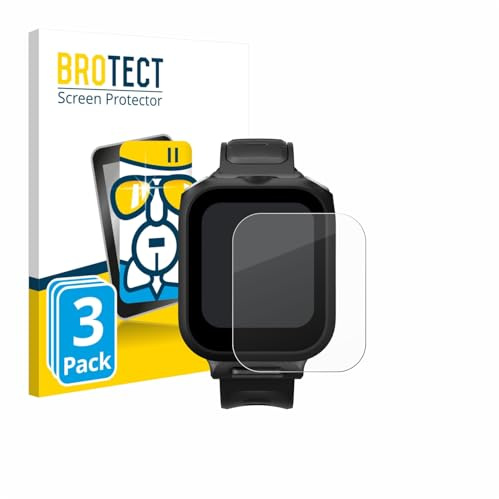 BROTECT Schutzglas für Insta360 GPS preview remote Built-In Mic | 3 Stück Transparenter Displayschutz Made in Germany Schutzfolie Panzer Folie Glas 9H Anti-Fingerprint Einfache Montage Clear