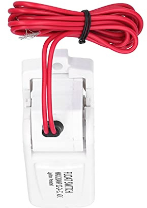 VBESTLIFE Interruptor Automático de Bomba de Sentina, Interruptor de Flotador Confiable y Fácil de Limpiar para Ingeniería de Conservación de Agua DC32V/24V/12V