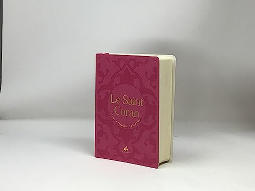 Saint Coran Phonetique (13 X 17 Cm) - (Ar-Fr-Ph) - Couverture Daim Rose