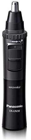 Panasonic Men’s Ear and Nose Hair Trimmer, Wet Dry Hypoallergenic Dual Edge Blade - ER-GN30-H