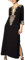 LikeJump Femmes Bohème Broderie Florale Caftan Maxi Bikini Couverture Ups Été Robe de Plage