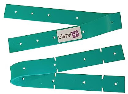 Distri+ - Kit raclette gomme verte compatible pour autolaveuse NUMATIC TTB1840, TT1840, TTG1840, TGB1840 - Alternative pour ré