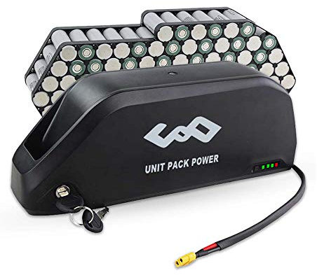 Batterie de vélo électrique 52V 17.5Ah 1500W 1000W- Batterie Shark pour kit de Conversion de vélo électrique 1000W 500W
