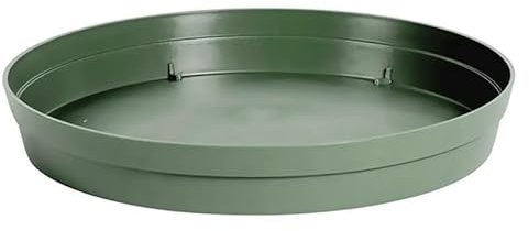 Soucoupe ronde Toscane Ø34,5cm vert laurier - EDA