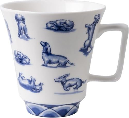 Teetasse Dackel Nhaan 350ml | Heinen Delfts Blauw | Janny van der Heijden| Souvenir